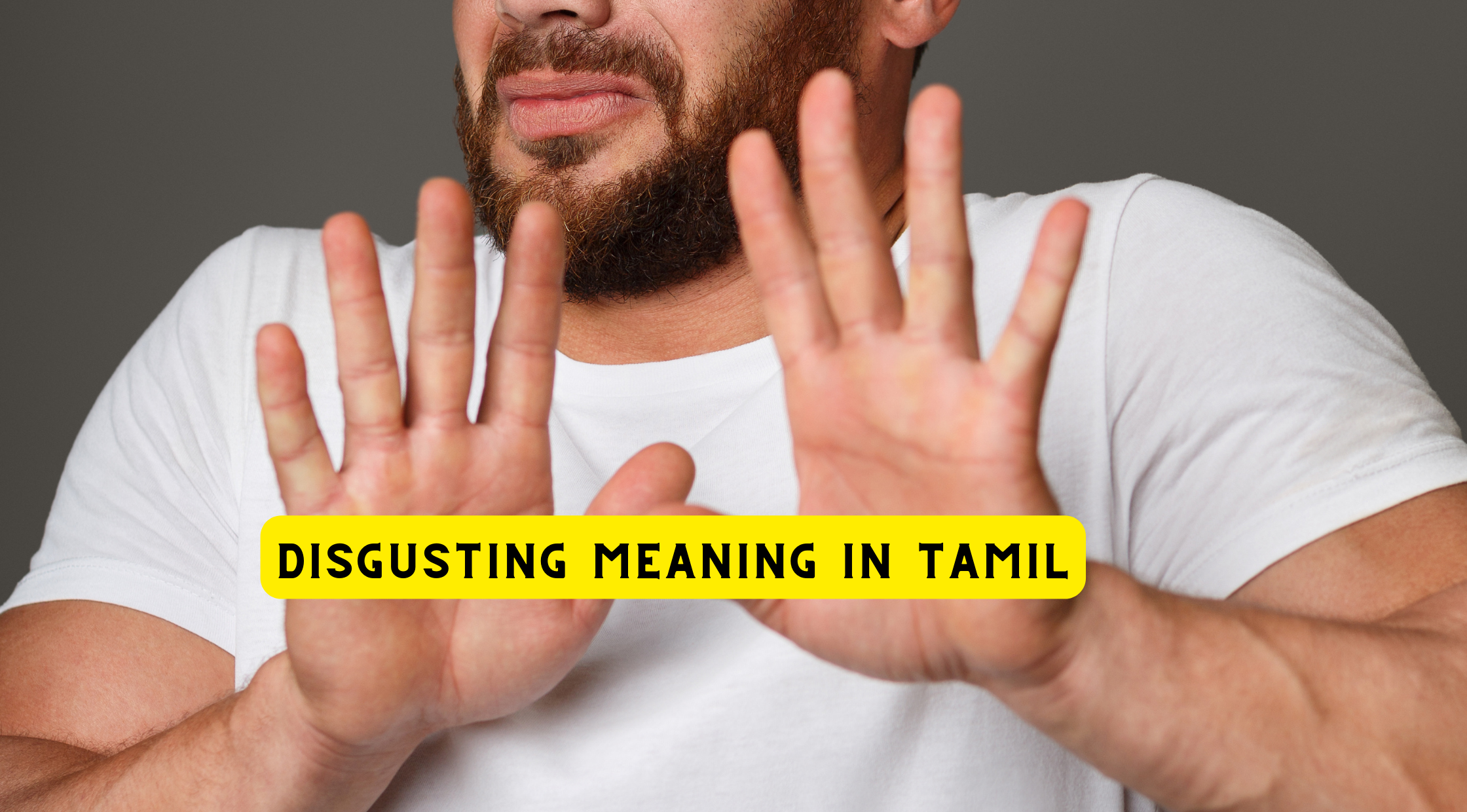 Disgusting Meaning in Tamil